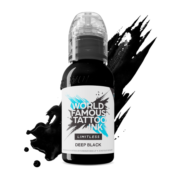 Deep Black 30ml - World Famous Limitless Tattoofarbe