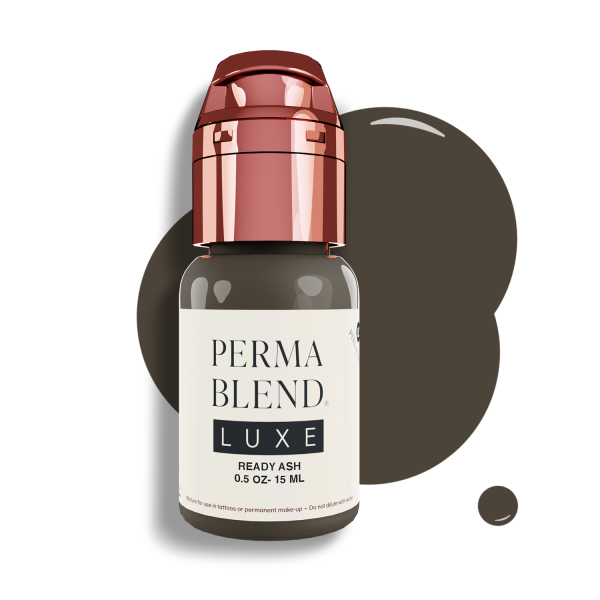 Perma Blend Luxe PMU Ink -Ready,Set,Go Pre-Modfied Set Ready Ash 15ml