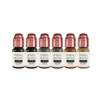 Perma Blend Luxe PMU Ink -Perma Blend Luxe PMU Ink -Ready,Set,Go Pre-Modfied Set  6 x 15ml