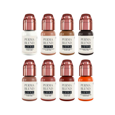 Perma Blend Luxe PMU Ink -Vicky Martin´s Unstoppable Areola Set  8 x 15ml