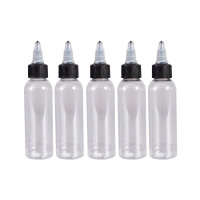 Pack of 5 Plastic Tattoo Ink Bottles