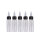 Pack of 5 Plastic Tattoo Ink Bottles